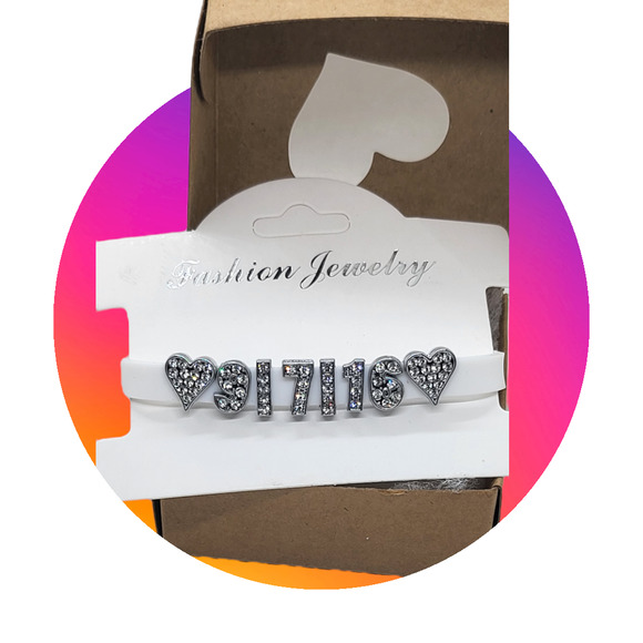 Custom date slider bracelet! Many colors available! NA AA Anniversary - Picture 2 of 7